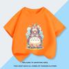 2026 Sommer Weich Niedlich Gestapelt Totoro Cartoon Gedruckt Kinder T-Shirt Reine Baumwolle Atmungsaktiv Rundhals Eltern-Kind-Kleidung