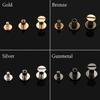 10 pcs 5/6.5/8mm Luggage Craft Clothes/Bag/Shoes Brass Nail Strap Rivets Screw Solid Nail Bolt Leather Craft Round Head Screws