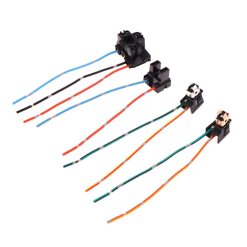 2Pcs Headlight Lamp Bulb Socket Wiring Harness Connector Plug Adapter Line For H1 H7 H4 Bulb Car Headlight Connection Plugs