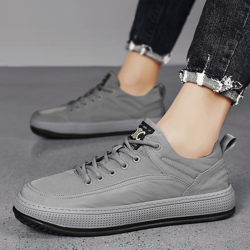 Fashion Men's Canvas Shoes Low-top Sports and Leisure Single Shoes Canvas Shoes Simple Solid Color Outdoor Men's Casual Shoes