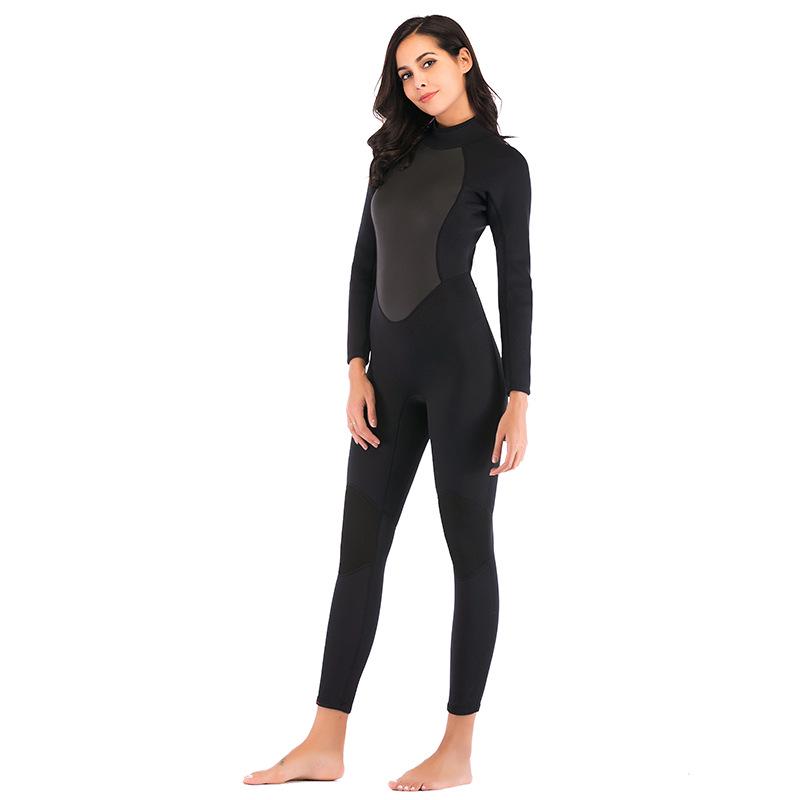 Sharkbat Women's 3MM Thick Long Sleeve Wetsuit for Winter Swimming, Surfing, and Snorkeling