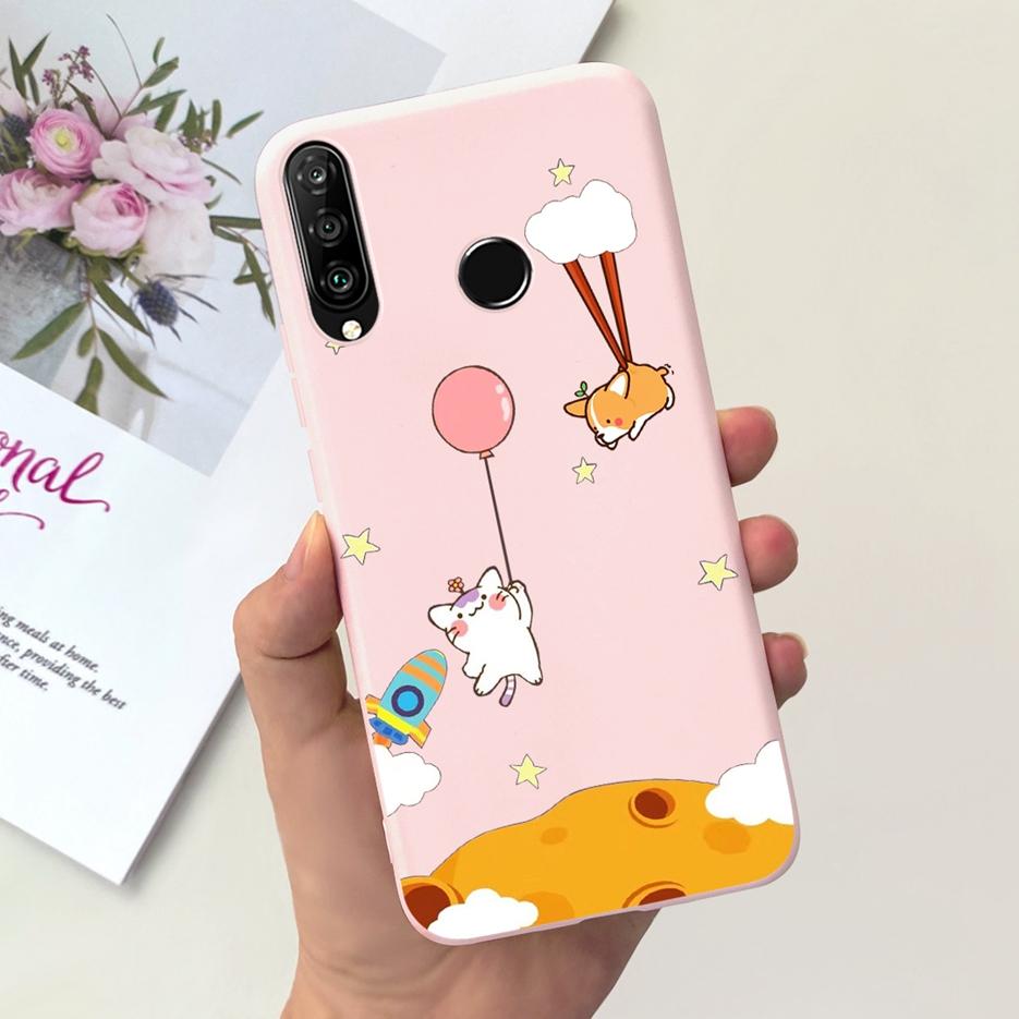 For Huawei P30 Lite Case Cute Dinosaur Cartoon Cover Soft TPU Phone Case For Huawei P30 Pro P 30 Lite P30Lite Shell Fundas Coque