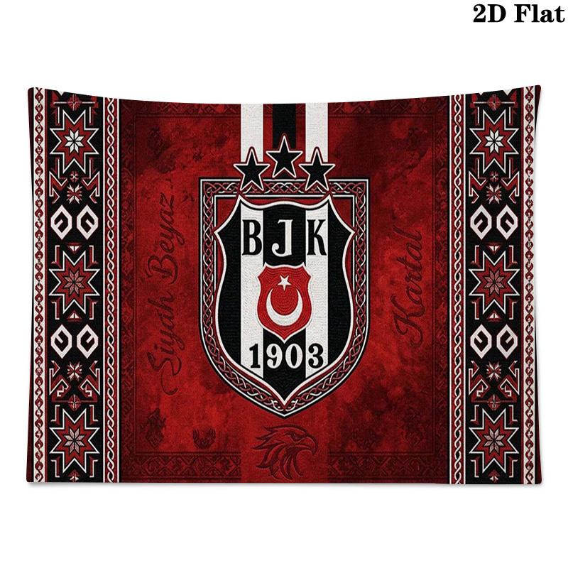 Beşiktaş Wall Tapestry Aesthetic Wall Hanging Printed Fabric Blanket Decorative Tapestries for Bedroom Living Room Home Decor