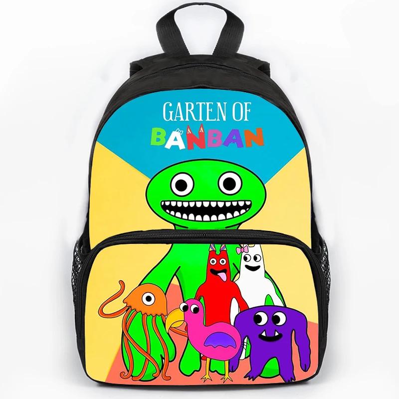 Zaino Scolastico Stampato Garten of BanBan da 16 Pollici per Ragazzi, Borsa di Grande Capacità per Viaggio, Sport, Portatile, Zaini Scolastici per Studenti, Zaino per Libri per Bambini