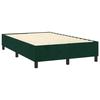 Maison Exclusive - Bettlattenrost mit dunkelgrüner Matratze 120x190 cm