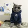 Soft Fleece Jacket Winter Hairball Pajamas Cat Hooded Hairball Coat Puppy Clothing Pet Clothes