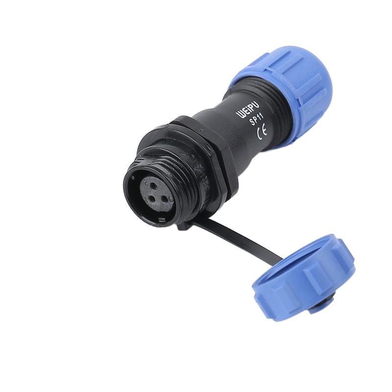 WEIPU SP11 SP1110/P SP1110/S IP68 Low Voltage 2 3 4 5 Pin Electronic Connector Waterproof DC AC Power Cable Wire Adapter LED
