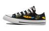 Chuck Taylor All Star Canvas Abrasion Resistant Low Top Kids Canvas Shoes Black Green Yellow 671293C