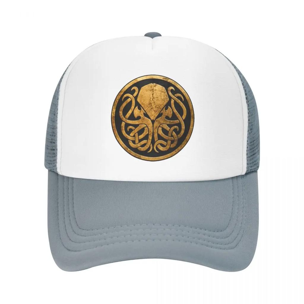 Custom Call Of Cthulhu Lovecraft Baseball Cap Women Unisex Breathable Trucker Hat Outdoor Snapback Hats
