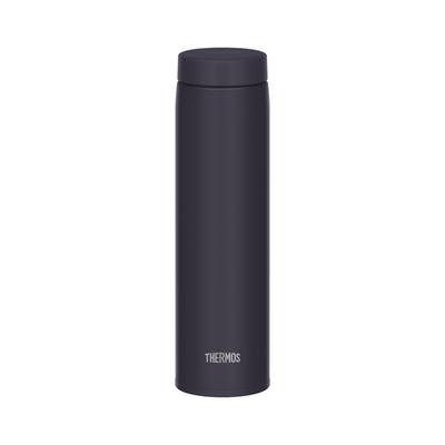 Thermos Vacuum Insulated Portable Midnight with Few Parts for Easy Secure Screw and Stainless Steel Mug, 600ml, Black, Cleaning, Closure,