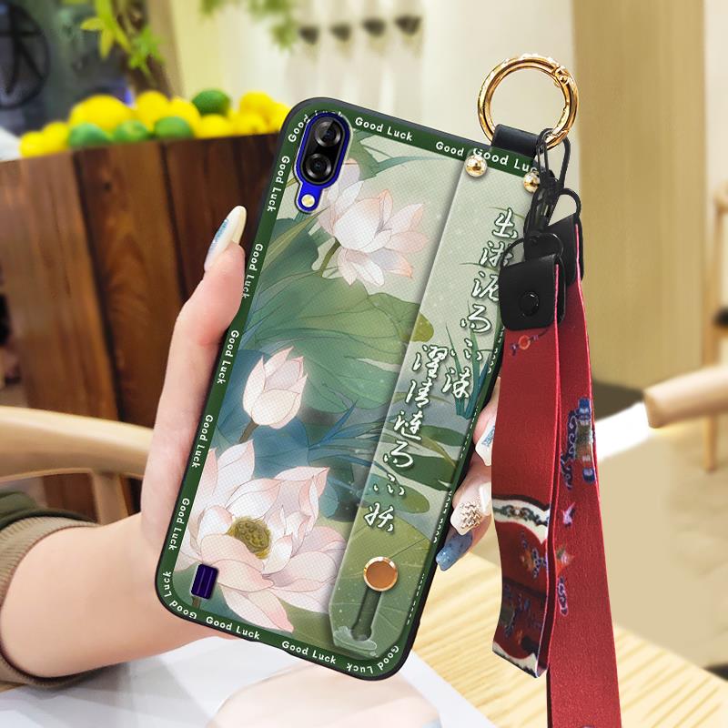 Kickstand Chinese Style Phone Case For Blackview A60 Shockproof Durable Silicone Ring Back Cover Fashion Waterproof