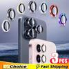 3Pcs Metal Lens Protector Glass For iPhone 16 13 12 11 14 15 Pro Max Back Camera Lens Protection Film For iPhone 13 Mini 16 Plus 4
