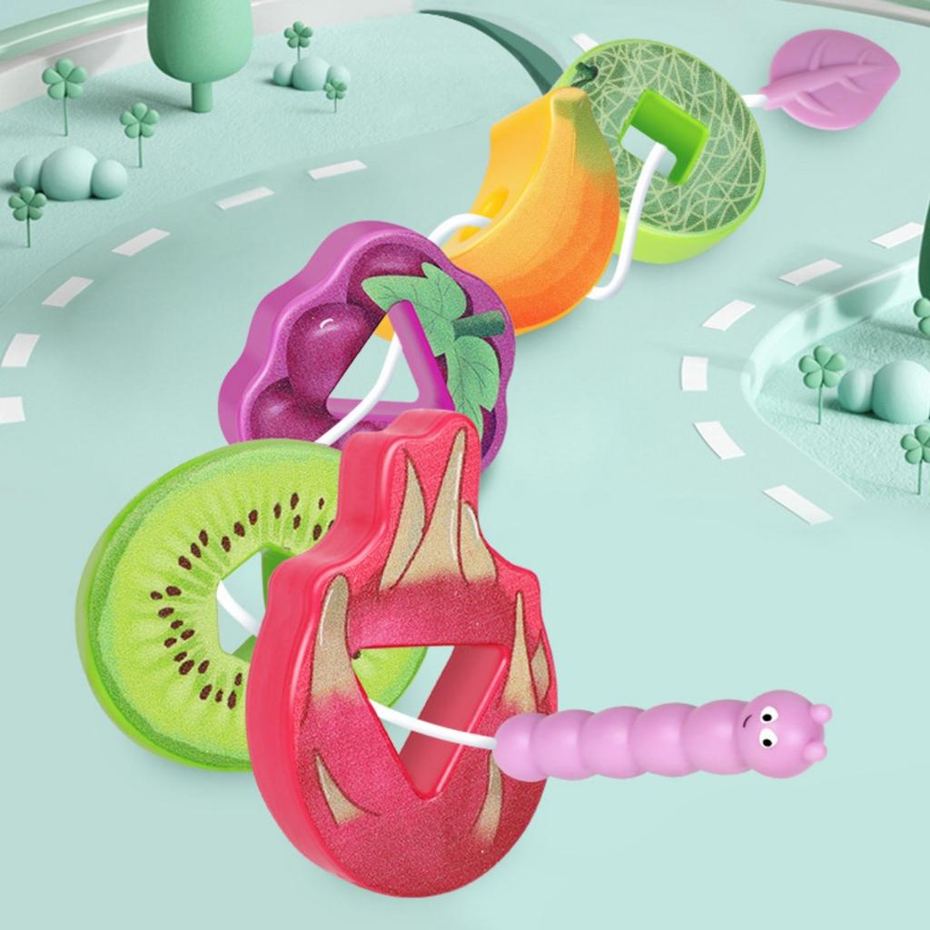 Fruit Skewers, Gluttworm Games, Children'S Educational Aids, Tabletop Interaction, Logical Thinking Games, Toys For Education