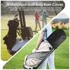Svart Golfbag Regnskydd Dammtätt Regnhuva Klubbskydd Bärbart Golfbag Regnskydd För Golfbag Och Bärvagn Ståväska