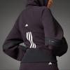 Adidas X Rui Zhou Collaboration FW23 Solid Color Cropped Design Hooded Jacket Women Jacket Black IU0170