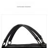 Soft leather multi-compartment crossbody bag women's shoulder bag