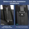 SEAMETAL 2pcs Car Safety Belt Clips Seat Belt Buckle Car Styling Safety Stopper Belt Clips Adjusting Clip