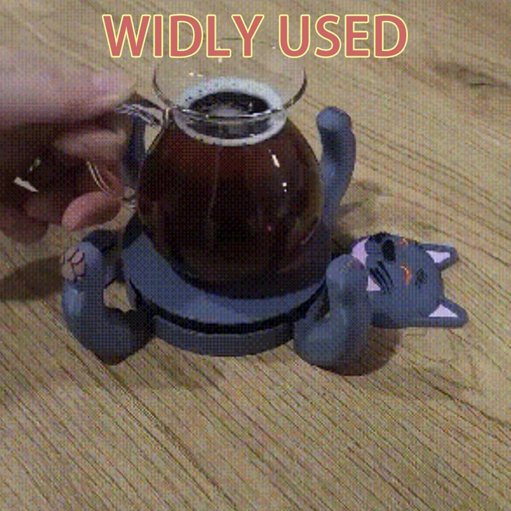 Cute Cat , 3D Print Cat Mug Holder, Non-Slip Funny Creative In The Shape Of Cats Drink With Holder, Gifts For Pet Lovers And Birthday Party