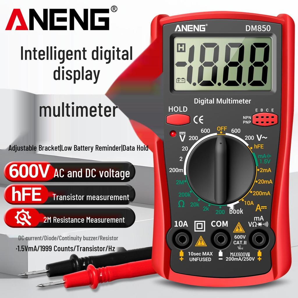 ANENG DM850 High Precision Digital Multimeter for Electricians – Portable and Multifunctional Display Universal Meter.