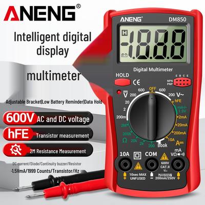 ANENG DM850 High Precision Digital Multimeter for Electricians – Portable and Multifunctional Display Universal Meter.