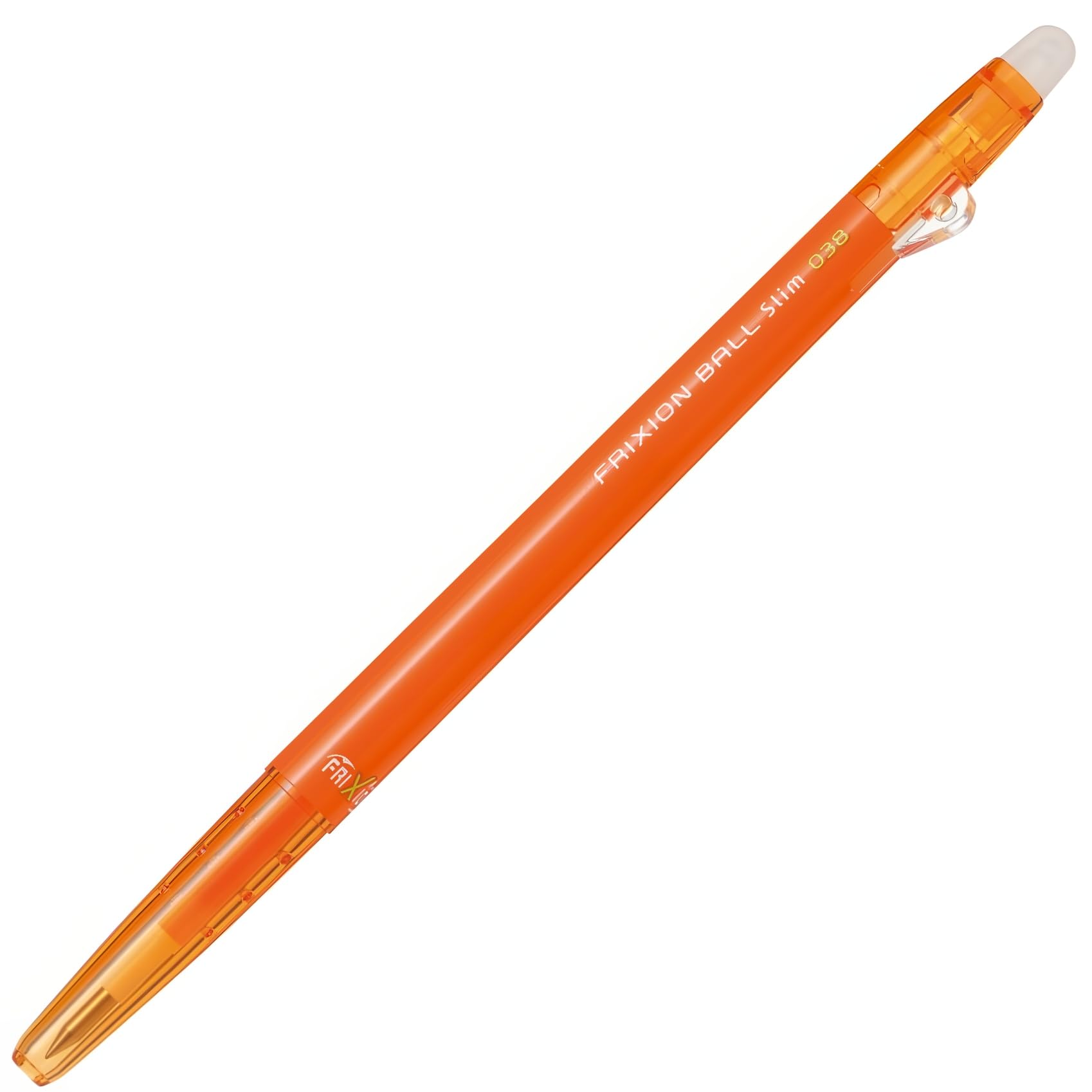

Pentel Frixion Ball Slim 038 Ballpoint Pen Apricot Orange (LFBS-18UFAO)