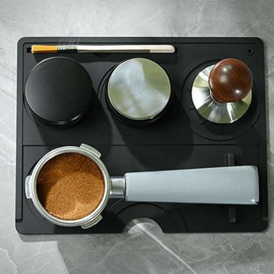 Non-Slip Coffee Tamping Mat Food Grade Durable Espresso Tamper Pad Protective Heat Resistant Silicone Coffee Mat