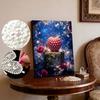 Red Apple Pearl Canvas Decor Set 5D Artificial Pearl Jigsaw Embroidery Home Decor Handmade Gift