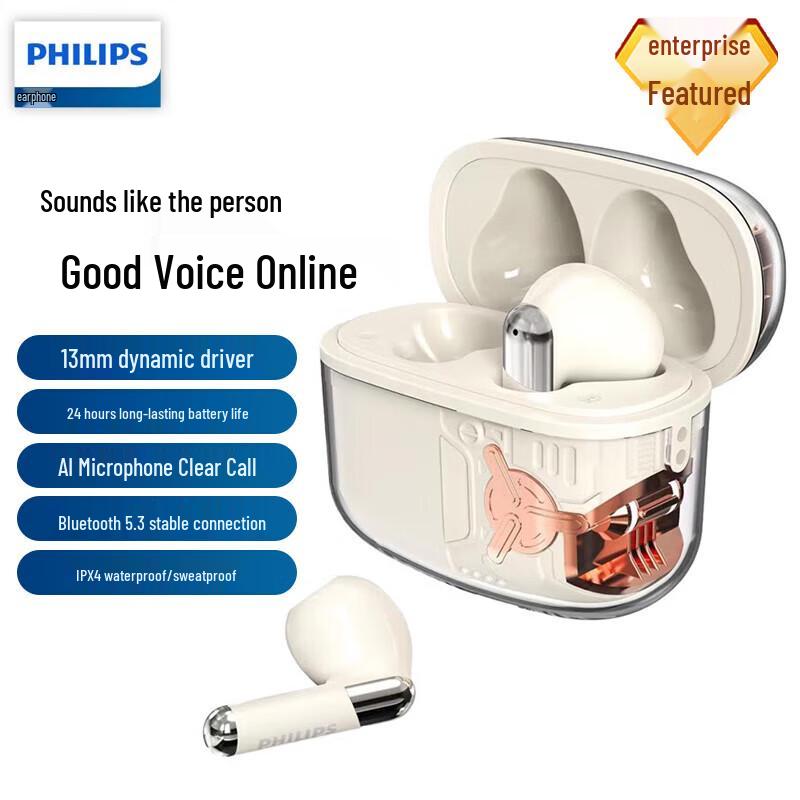 

Philips TAT1168 True Wireless Bluetooth Earbuds