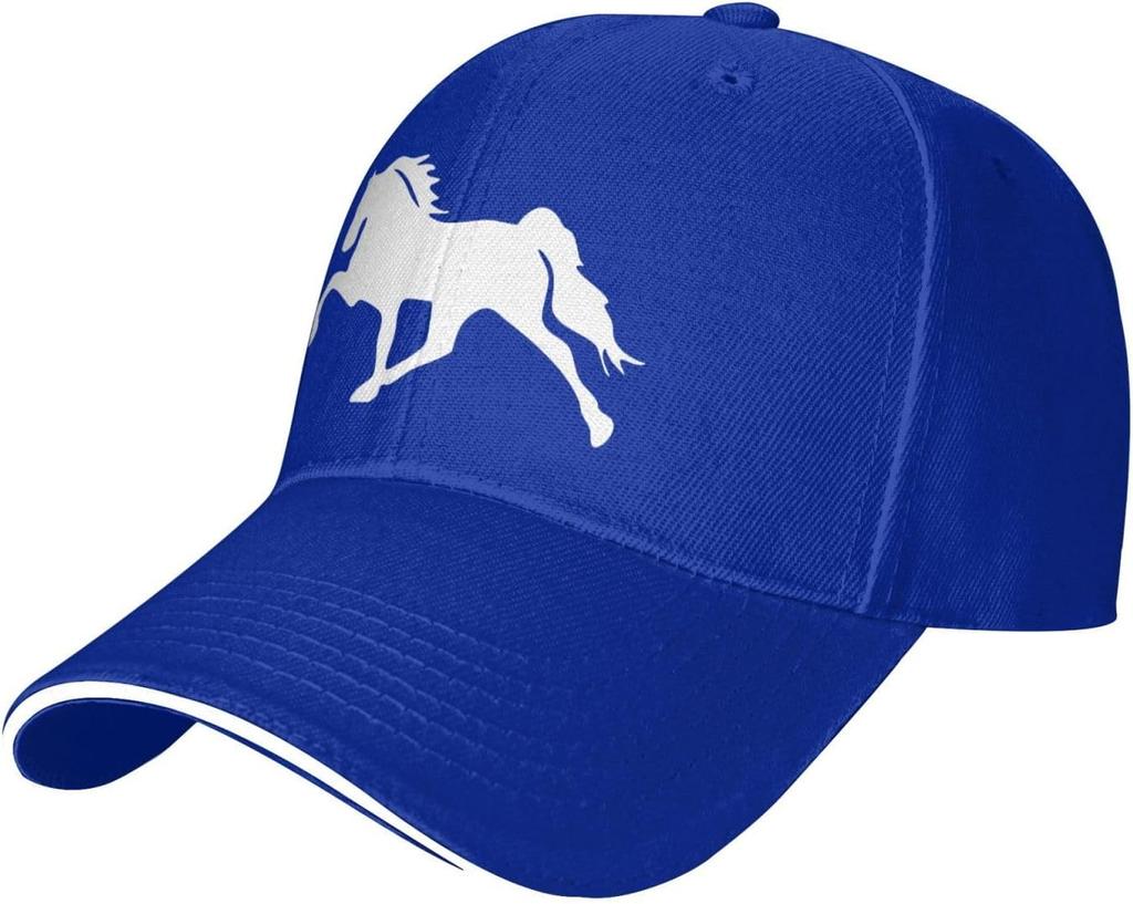 Tennessee Walking Horse Silhouette Polyester Baseball Cap Adult Casual Sun Protection Snapback Hat