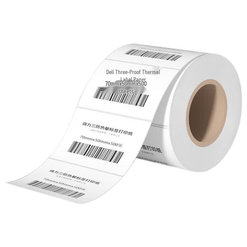 Deli 70x50mm Long-Lasting Thermal Labels