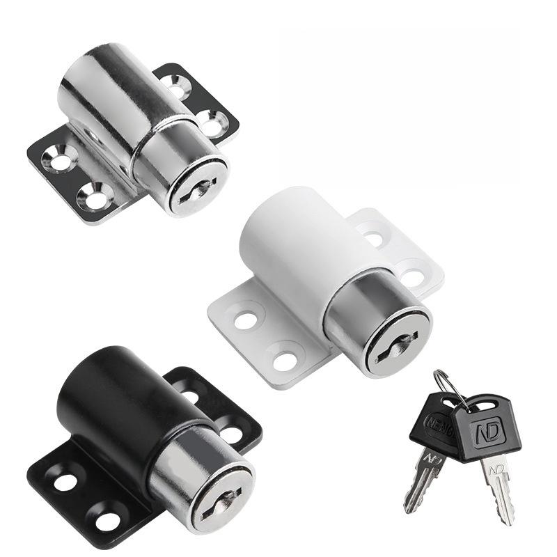 Sliding Door Window Locks With 2 Keys Fixer Limiters Baby Child Safety Protection Antitheft Door Window Security Lock Catches
