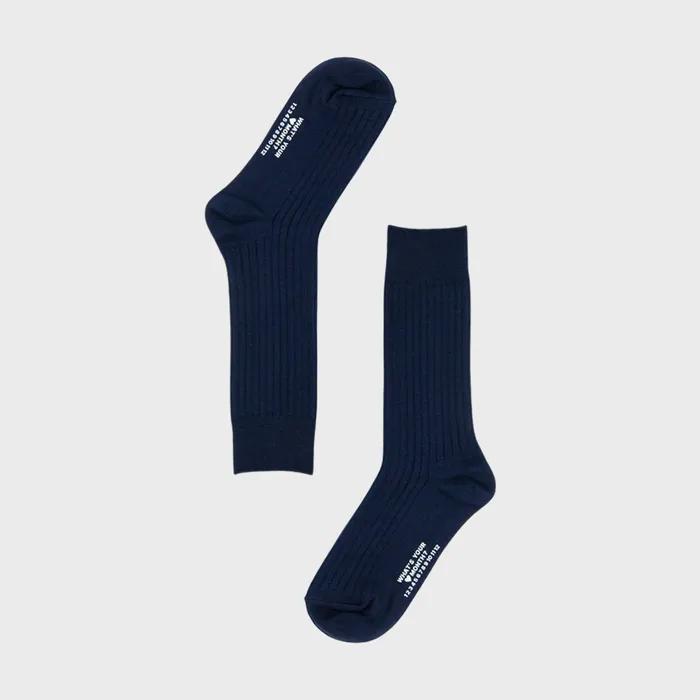 Essential Rib Socks NAVY