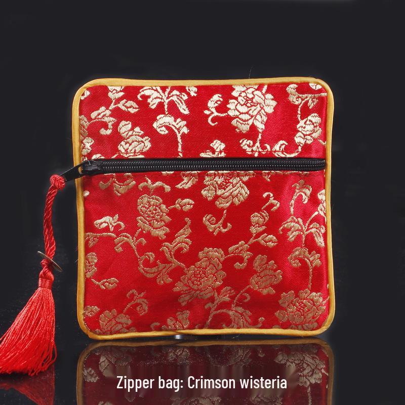 Chinese Osmanthus Embroidered Silk Brocade Sachet - Ethnic Style
