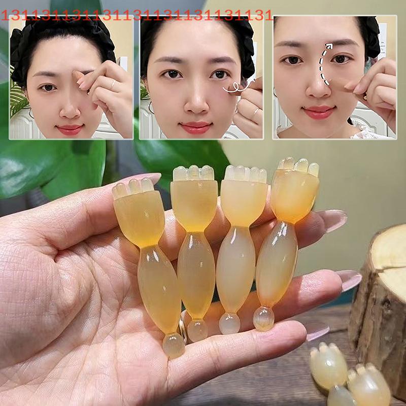 Lotus Seedpod Shape Gua Sha Face Massager Stick - Facial Lifting Skin Care Tool for Eyes Acupoint Pen Beauty Care