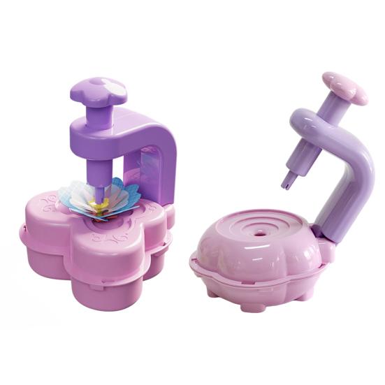 1 Set DIY Fabric Flower Bouquet Kit Kids Handmade Colorful Flower Making Toy Toddlers Girls Educational Floral Bouquet Arts Crafts Activities Toy