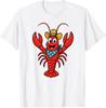 Yeehaw Lobster Cowboy T-Shirt, Tomato Girl Summer, Funny Seafood Western Lover Gift, Cowboy Meme Tee, Cute Cajun Animal Graphic Tee