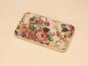 Tatsucraft NR Caster Tray, SS, 21.5cm, Web Original Model, Victorian Old Rose Design, Non-Slip, Microwave-Safe, Plastic, Available in Large and