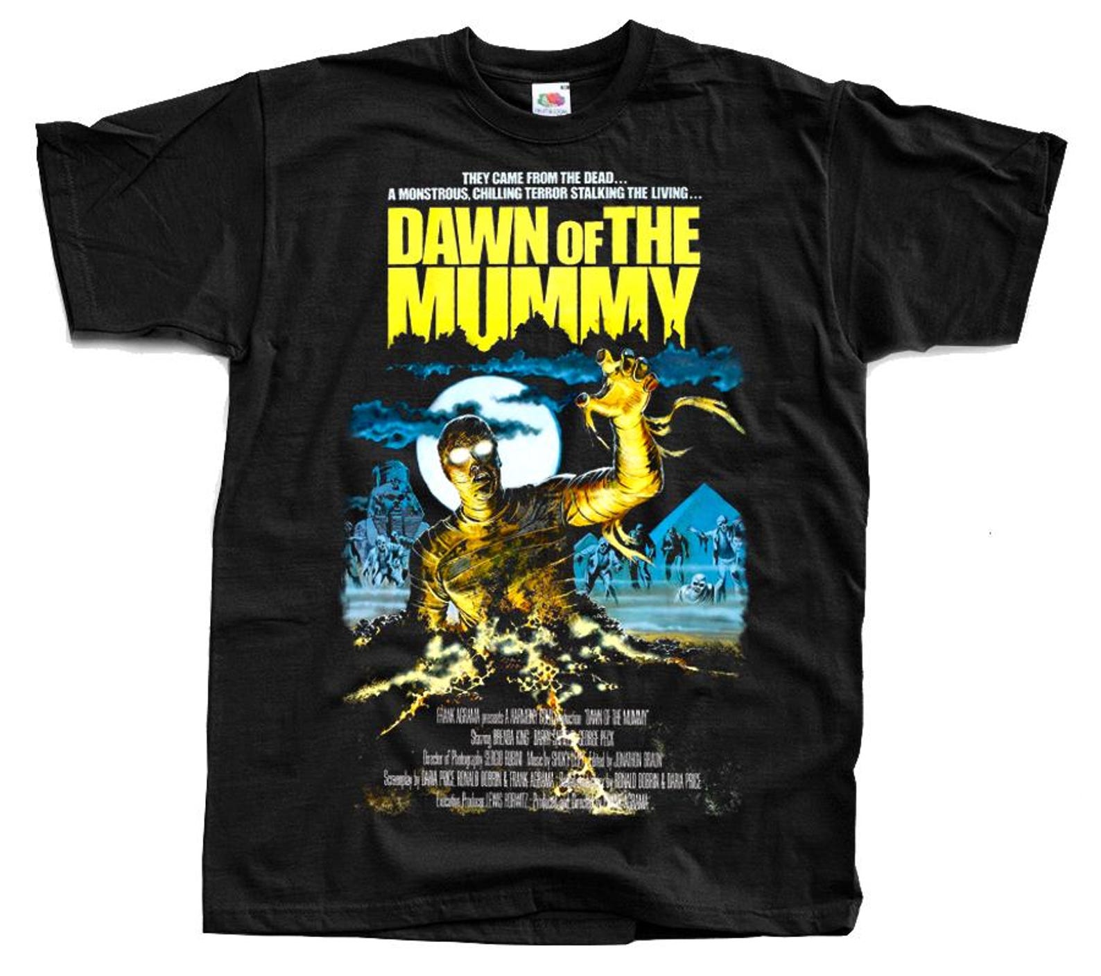 Dawn of the Mummy Horror movie poster T-Shirt Black vintage scary all sizes S-5XL S