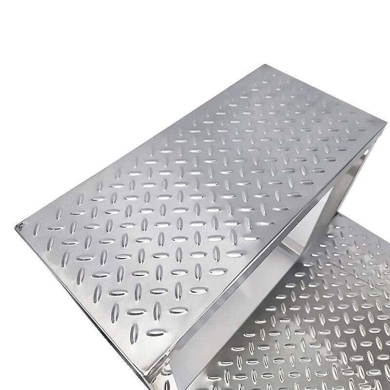 Industrial 3-Step Non-Slip Stainless Steel Step Stool