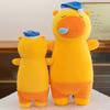 Capybara Plush Pillow Cute Snoozing Capybara Doll Soft Stuffed Animal Comforting Nap Buddy for Kids Adults