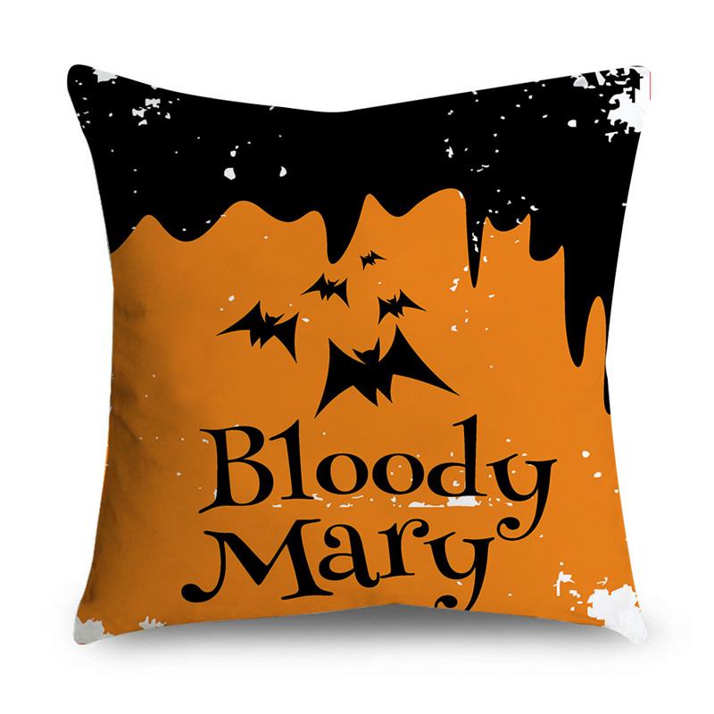 Easter Happy Halloween Horror Pumpkin Print Pattern Cushion Cover Home Living Room Sofa Decoration Pillow Cover