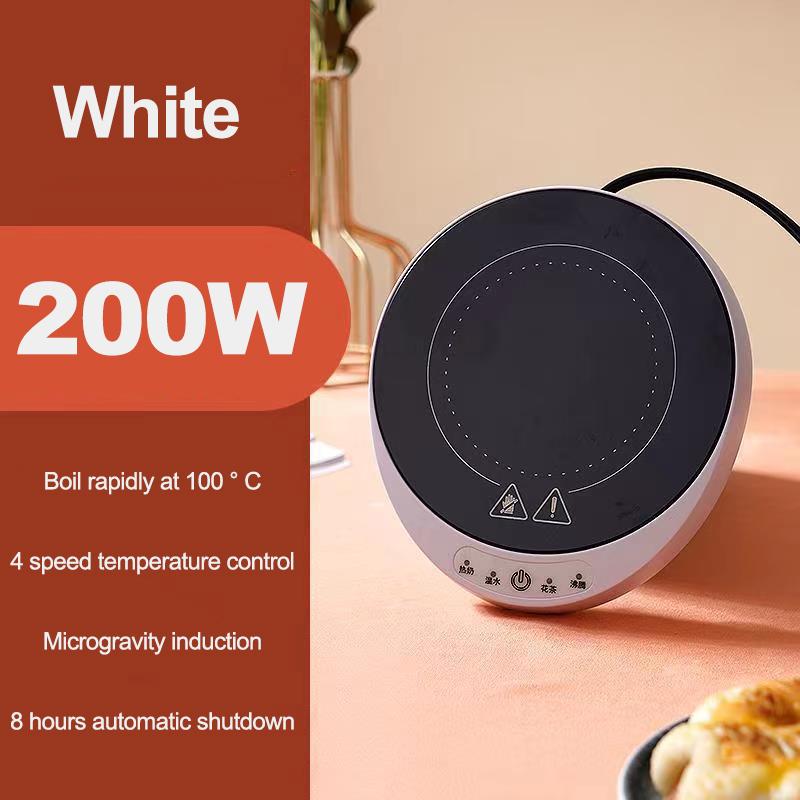 100 °C Tassenwärmer, Tassenwärmer, Heißteebereiter, Wärmer, Untersetzer, elektrische Heizplatte, Induktionsherd, Kaffee, Milch, Tee, Heizkissen, 200 W