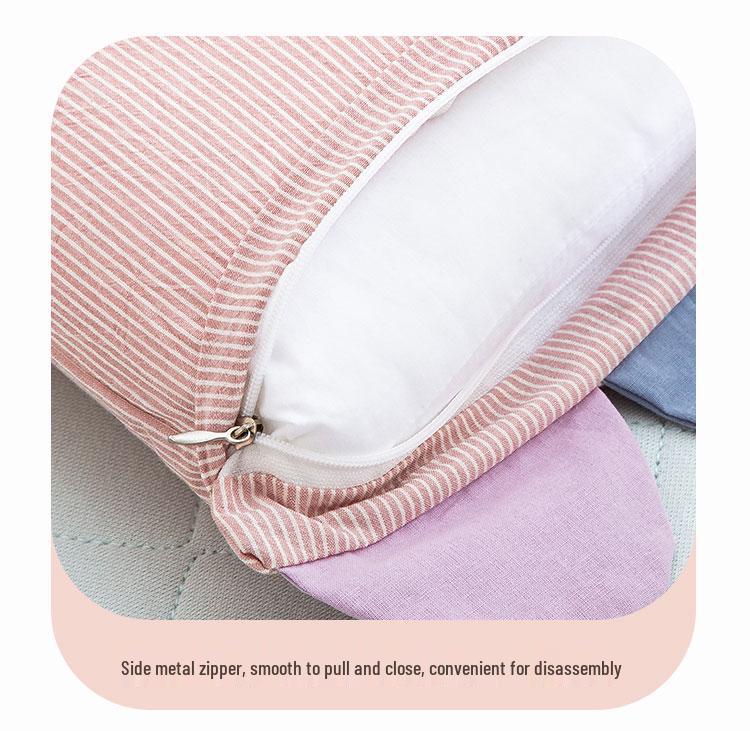 Pure Cotton Cartoon Pillowcase for Kids - Cute, Zippered Cover for Boys & Girls