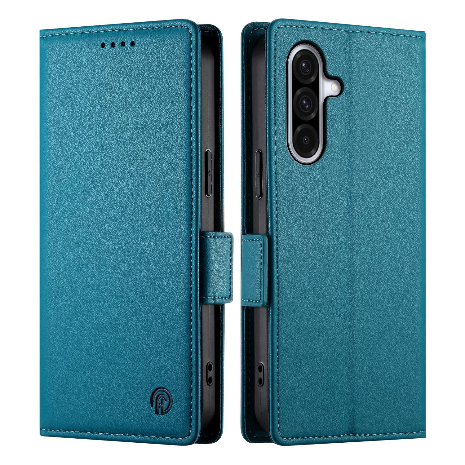 

Чехол-подставка для Samsung Galaxy A17 5G, кошелек из искусственной кожи, чехол для телефона Blue