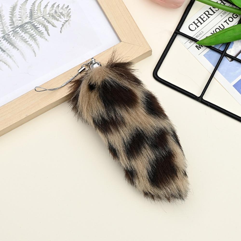 Backpack Plush Tail Keyring Key Holders Pompom Pendants Fashion Animal Tails Keychain  Car Charms