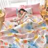 Cooling Breathable Summer Blanket for Bed Soft Smooth Cool Ice Satin Queen Quilt Luxury High Quality Double Blankets Comforters