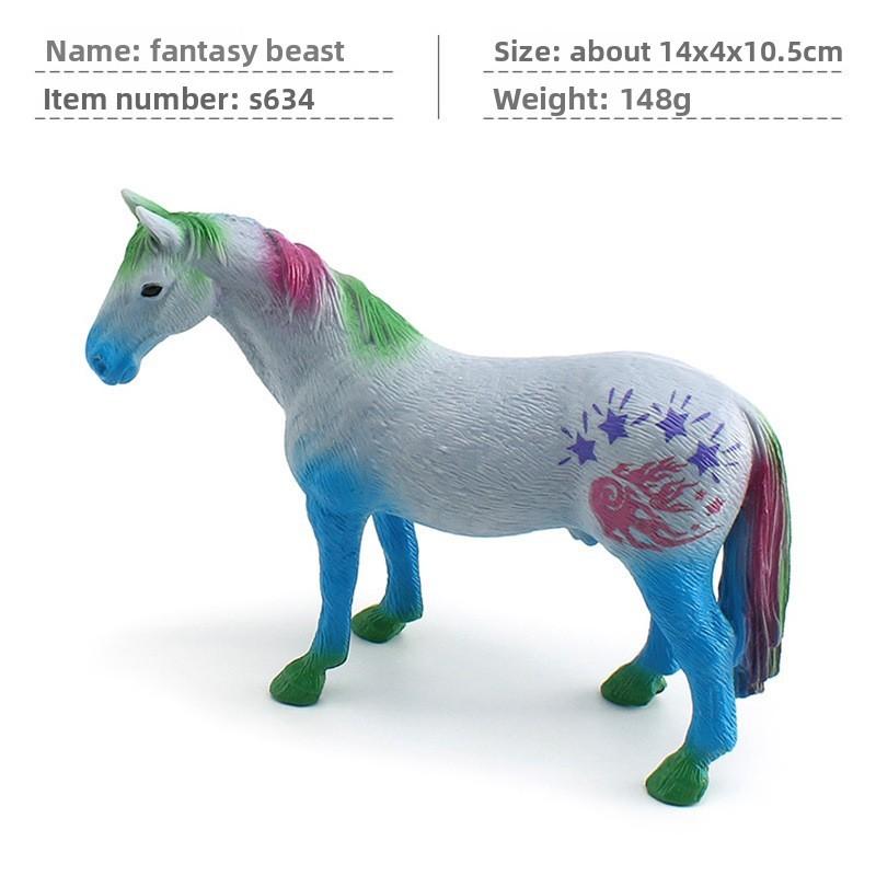 Unicorn Figurine Collectible Pvc Model For Kids Fantasy Animal Decor Play Toy