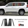 Pro Toyota Land Cruiser Prado fj150 2010 - Ochranné obložení oken středního sloupku dveří auta Nálepka s černým pruhem na PC