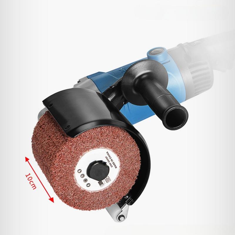 Dongcheng Polishing Machine Wire Drawing Wheel S1N-FF-120 * 100 Wire Drawing Machine Small Portable Stainless Steel Polishing Machine