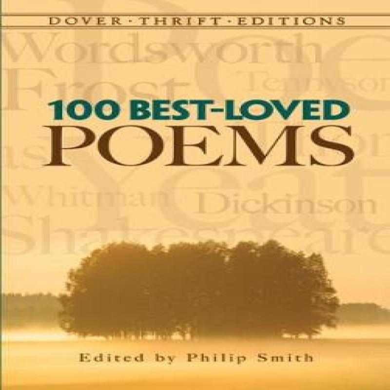 100 BestLoved Poems by Philip Smith Paperback Book 9780486285535